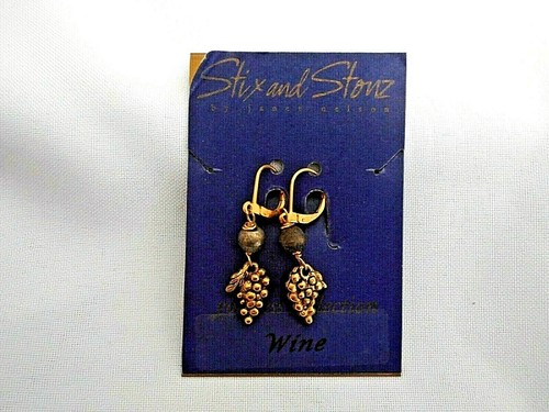 New grape cluster earrings - new,
