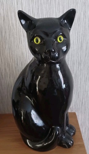 Vintage large black - , cat