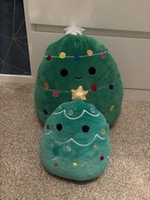 Squishmallows Christmas Trees 12” And 8”