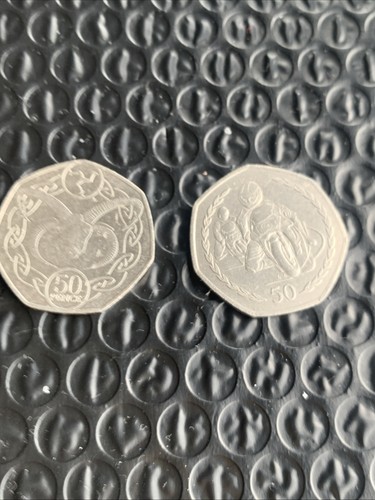 Isle man 50p - man,