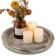 Wooden Candle Holder Tray