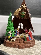 Vintage Plastic Christmas Nativity Scene Christmas Collectible