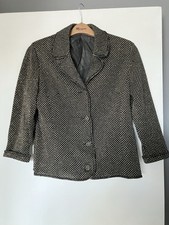 Vintage 1950s Black & Gold Cocktail Suit