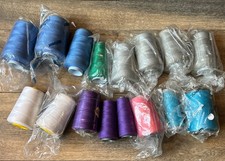 BUNDLE  COATS SEWING THREAD  CORESPUN VARIOUS COLOURS & SIZES