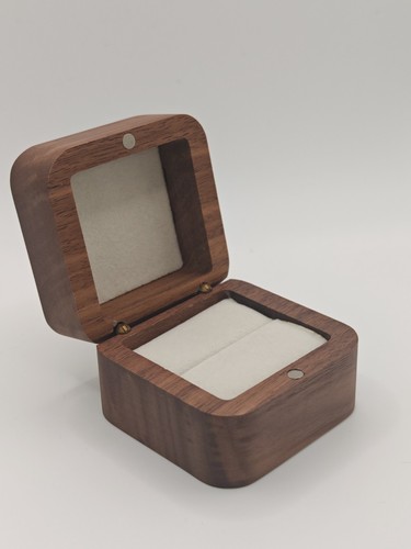 Wood ring box - wood, wedding