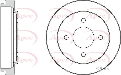 Apec brake drum - apec, rear