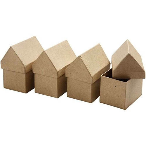 Paper mache piece house set - 4,