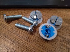 25mm GRIPIT® PLASTERBOARD Fixing HOLLOW CAVITY WALL TV Bracket GRIPPIT 3 Pack