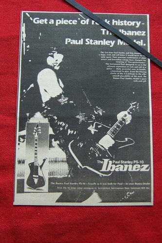 Kiss paul stanley ibanez - stanley,