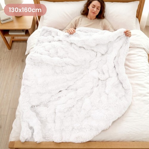 Double layer fleece blanket - layer,