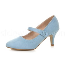 Womens ladies low medium heel