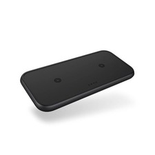 ZENS Dual Aluminium Wireless Charger - Black