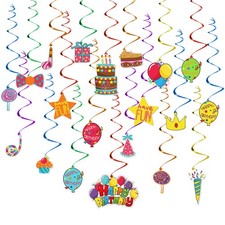  TOYMYTOY 30PCS Hanging Swirl