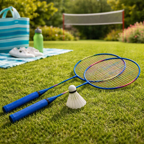 Badminton set including - badminton, 2