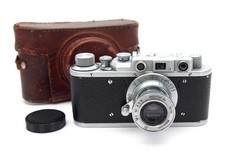 Zorki 1 USSR Ragefinder Camera with Industar-50 50mm F3.5 - Cased and Working!