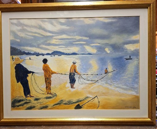Contemporary chalk picture - contemporary, of