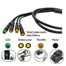 Bafang 1T4 Cable Wiring