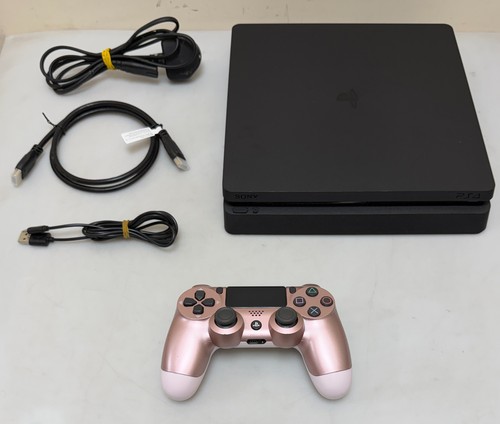 Sony ps4 slim - console, leads