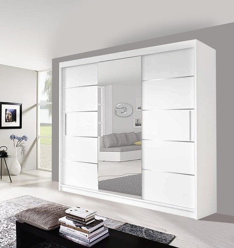 Oslo modern mirrored sliding - mirrored,