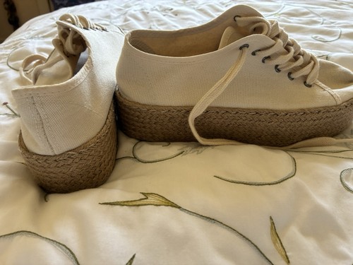 Pull bear cream textile lace - &,