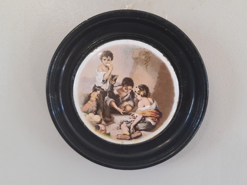 Framed vintage wall hanging - vintage,