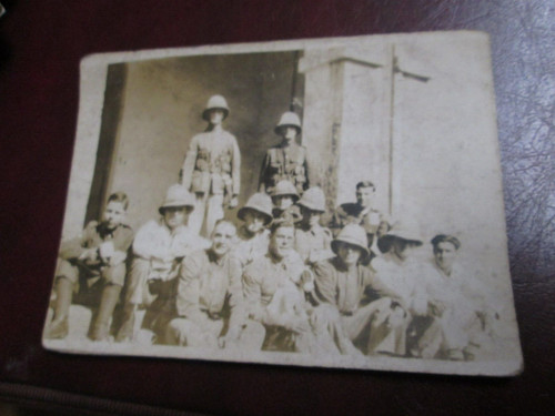 Postcard group men in - postcard, -group