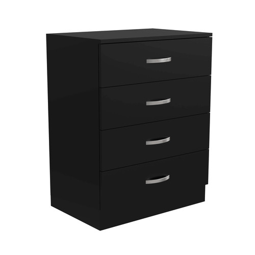 Modern white chest drawers - white,