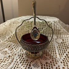 Vintage Ruby Red Glass &