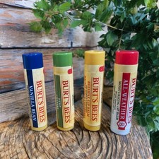 Burt's Bees Bundle Of 4 Balms: All Weather, Hеmр,Vanila Bean And Beeswax