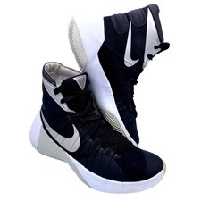 Nike Hyperdunk 2015 Men US 7 Women US 8.5 Black White High Top Basketball Shoes