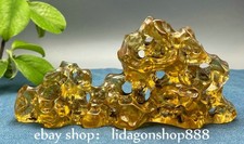 5.6" Old Chinese Yellow Glass