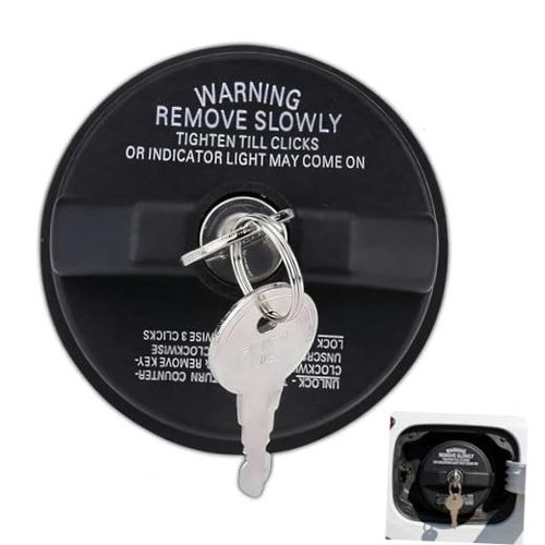 Locking gas cap fuel - gas,