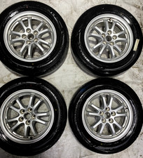 4 x Genuine Toyota 15" Alloy Wheels  | 5x100 PCD | OEM Asahitec Toyota Rim