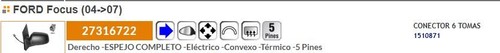 1510871 right rearview mirror - 1510871,