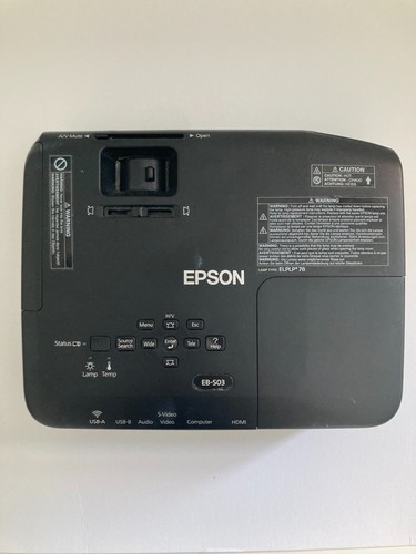 Epson so3 black - eb-so3, projector