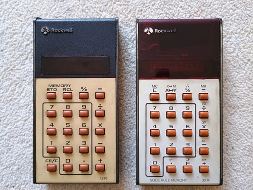 Rockwell calculators 18r 30r - 18r, &