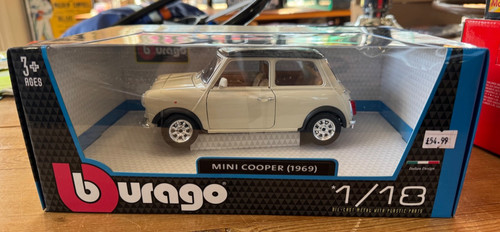 1969 mini cooper white - mini,