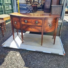 Georgian Bow Front Sideboard