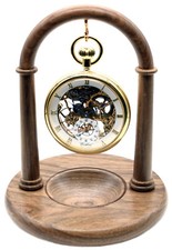 English Walnut Pocket Watch