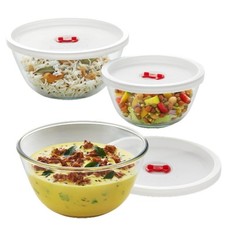 Borosil Bowl Set 3 pcs. Cook &