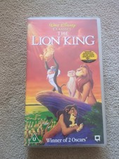 Lion King VCR Video Tape Walt