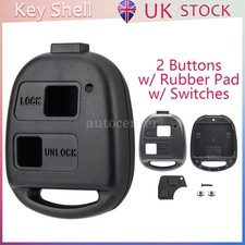 2 Button Remote Key Fob Case For Toyota Rav4 Land Cruiser Previa Yaris Corolla