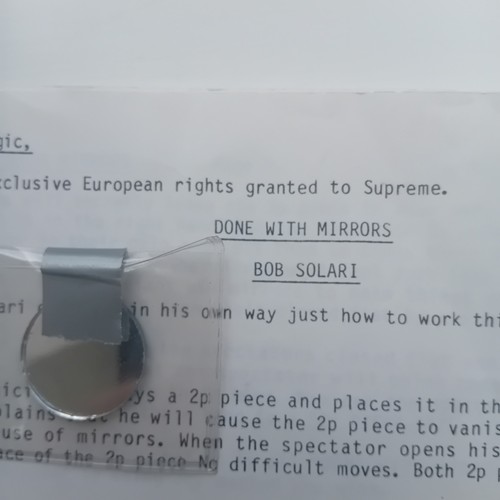 Done with mirrors supreme - done,