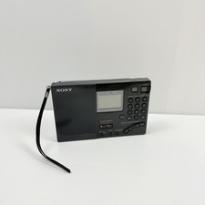 sony radio portable stereo synthesized world band receiver icf-sw7600g *read*