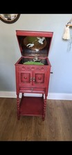 Antique Gramophone Cabinet C.1910 1920 Upcycled Statement Furniture Vintage