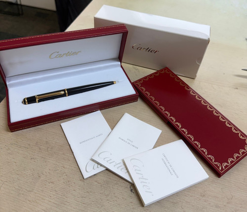 Genuine cartier pen with box - with,