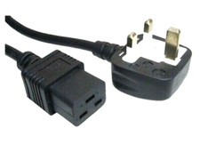 UK plug to C19 Power Cable 16A 250V 2.3m