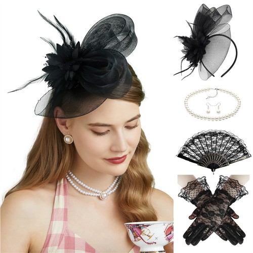 5pcs hat headdress - 5pcs, tea