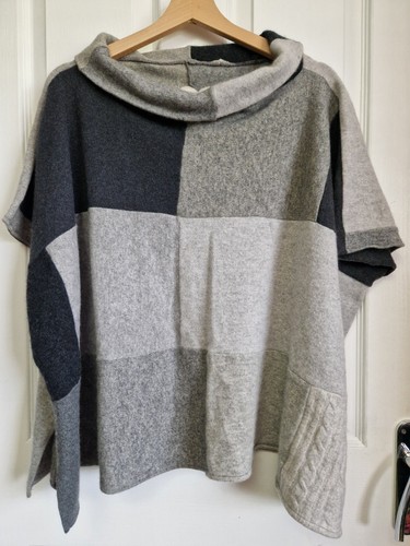 Recycled cashmere patchwork - recycled,