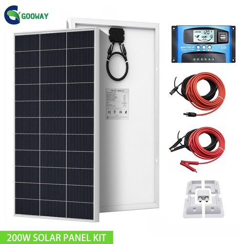 12v 200w solar panel kit - 12v,